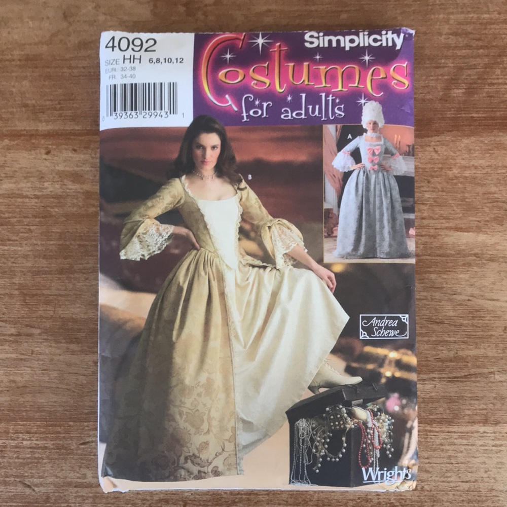 Simplicity Costumes for Adults, (New and Uncut)